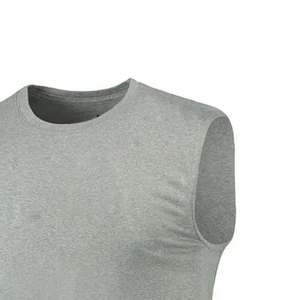 Débardeur de sport pour hommes, Logo personnalisé, emmanchures tombantes, Fitness, Singlet, entraînement, musculation musculaire, débardeur pour hommes - Product Image 2