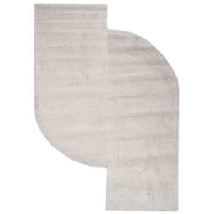 Tapis tufté à la main en laine et viscose couleur ivoire, style oriental, pour la décoration intérieure et extérieure, pour salle à manger et salon - TNQ-1129 - Product Image 1