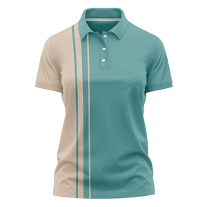 Camiseta informal de manga corta para hombre más vendida, camiseta de Polo personalizado con estampado de algodón y poliéster, LICRA de punto, Golf para Polos - Product Image 1