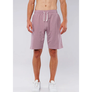 Colección de verano 2025, pantalones cortos de lana de algodón 100% de alta calidad para hombres, patrón sólido personalizable, teñido liso, OEM, teñido liso - Product Image 6