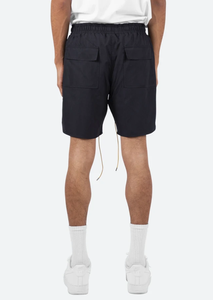 Short cargo de course à séchage rapide sans couture pour hommes et femmes pantalon de fitness marathon avec poche à fermeture éclair à la taille motif solide - Product Image 4