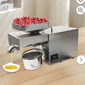 Máquina Prensa de Aceite ORIGINAL, Extractor de Aceite Automático con Control Digital Inteligente de Temperatura, Prensa de Aceite en Frío y Caliente - Product Image 1