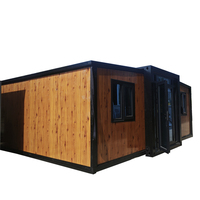 Maison modulaire moderne préfabriquée, cabine écologique à cadre en acier à installation rapide pour villas de vacances et vie de famille