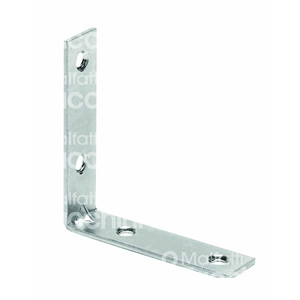 PLACA ESQUINA 4 AGUJEROS Art. 166 acero galvanizado - Product Image 1