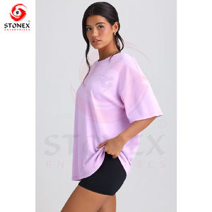 Mode personnalisée 100% coton femmes impression personnalisée t-shirt décontracté à manches courtes Gym t-shirt ennemi femmes - Product Image 3