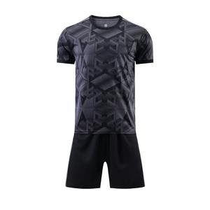 La mejor ropa de entrenamiento deportivo para hombres y niños, kits de fútbol azul, uniformes sin insignia de logotipo, camisa transpirable para juegos y deportes - Product Image 4