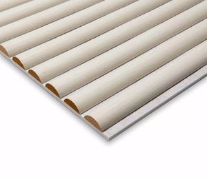 Deco ses kavisli Bar akustik duvar paneli yarı yuvarlak ahşap ses geçirmez Panel - Product Image 1