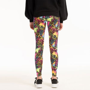 Mallas de Yoga de cintura alta con estampado personalizado para mujer, material transpirable suave, diseño personalizado al por mayor, estilo informal personalizado - Product Image 3