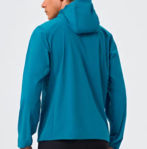 Men's Softshell Windbreaker Jacket Windproof <b>Waterproof</b> <b>Warm</b> Hooded Softshell with Comfortable Fit - Product Image 4