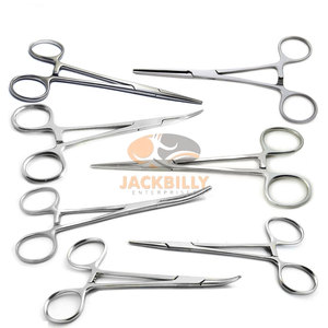 Pince Kelly hémostatique en acier inoxydable de haute qualité 5.5 "/6.5" outil de serrage chirurgical réutilisable ensemble d'instruments électriques manuels CE - Product Image 1