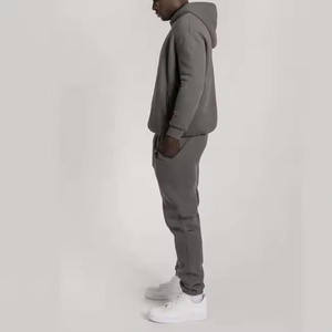 Sweat à capuche en coton uni surdimensionné pour hommes de haute qualité Logo privé personnalisé coupe et couture pull à capuche pour hommes - Product Image 6