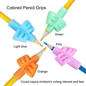 Mikailan Posture Correction Silicon Pencil Grip Holder Set for Kids Trainer Handwriting Comfortable Pencil <strong>Gripper</strong> - Product Image 6