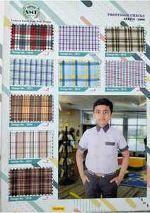 Tissu d'uniforme scolaire en plaid teint en fil de qualité supérieure |   Tissu à carreaux tissé de haute qualité pour chemises et robes pour garçons et filles - Product Image 5