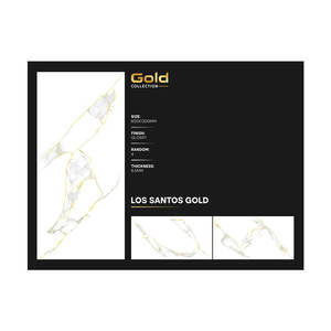 600x1200 Salle de bain de luxe Céramique Or Carrelage Villa Classique Sol Poli Carrelages muraux décoratifs - Product Image 5