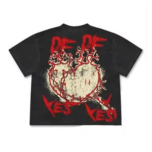 Ensemble de t-shirts à impression numérique en coton respirant de haute qualité pour hommes Dernier design Style décontracté Offre Spéciale Top Trend Shorts Ensembles 2 pièces - Product Image 5