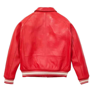 2025 elegante Color Casual PU chaqueta de cuero Unisex logotipo personalizado diseñador en blanco Stand Collar chaquetas de invierno - Product Image 6