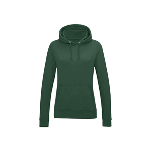 100% femmes à manches longues à capuche tricoté décontracté hiver en vrac sweats à capuche doublé avant Logo personnalisé conception imprimé OEM en gros automne - Product Image 1