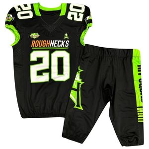 Uniforme de football américain réversible d'usine original personnaliser les maillots de football américain en sergé de haute qualité - Product Image 1