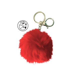 Llavero Rojo Esponjoso - Product Image 1