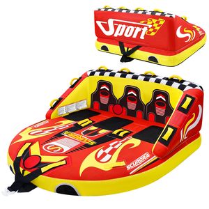 Tube gonflable de 72 pouces pour bateau, pour 1 à 3 personnes, en PVC robuste et nylon 840D, idéal pour les sports nautiques, directement de l'usine - Product Image 1
