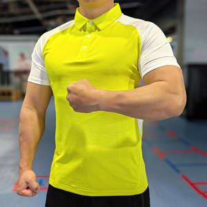 เสื้อสำหรับผู้ชายสไตล์ยุโรปและอเมริกาขายส่งผ้าถักเนื้อแข็งกำหนดสีเองได้ - Product Image 5