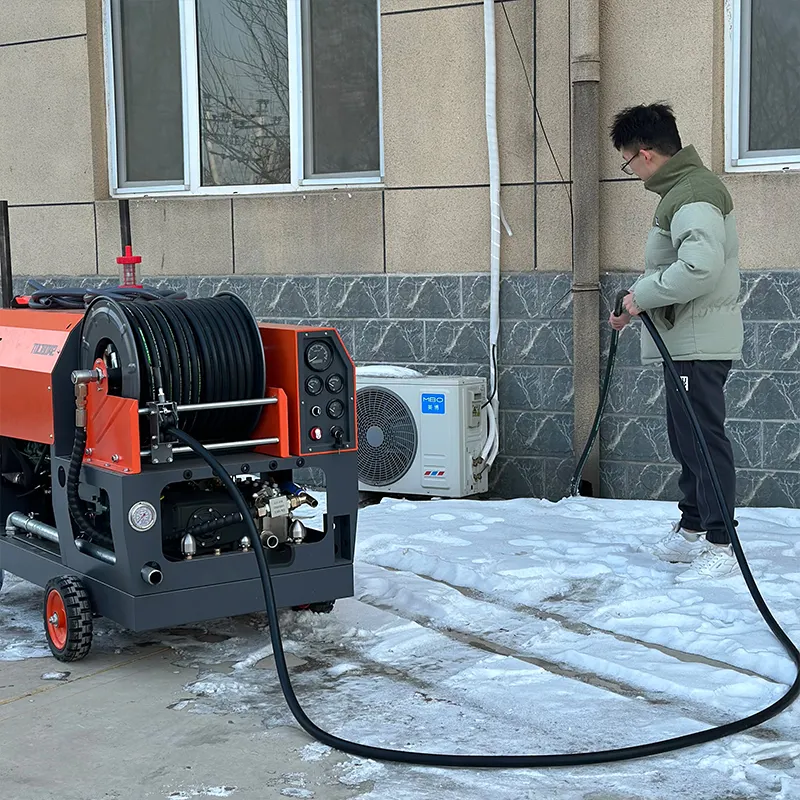 AMJET diesel entgleis- und reinigungsmaschine mit hoher leistung zur entgleisung kommunaler abwasserlöcher in wohngebieten und hotels