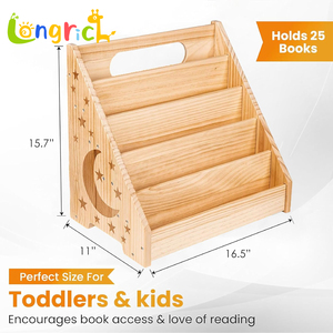 Estantería Montessori para Niños y Bebés - Organiza la Aventura de Lectura de tu Pequeño - Perfecta para Niños - Product Image 2