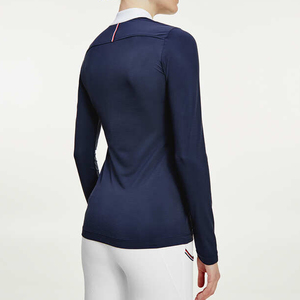 Material cómodo OEM, capa base ligera y para montar a caballo, ropa ecuestre, capa base de poliéster para mujer con logotipo personalizado - Product Image 3