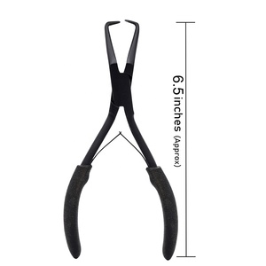 Alicates de Acero Inoxidable para Remover Micro Anillas, Herramientas Duraderas y Reutilizables para Remover y Colocar Extensiones de Cabello - Product Image 1