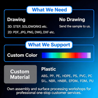 Moulage par injection plastique personnalisé rapide ODM OEM PA PC PP PU PVC ABS, moulage par injection plastique ODM OEM