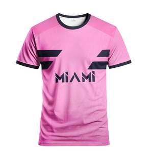 Camiseta de Fútbol Personalizable Unisex para Adultos, 100% Poliéster, con Estiramiento en Cuatro Direcciones, Cuello Redondo, Diseño Deportivo por Sublimación - Product Image 1