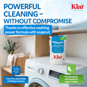 KLAR RTS 2 Detergente Líquido Vegano Ecológico Universal para Ropa 1.5L Certificado Ecológico Altamente Biodegradable Sin Fragancia 33 - Product Image 6