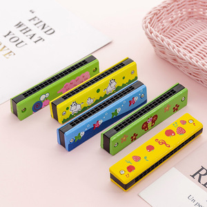 Armónica de madera de 16 agujeros, modelo de <span class=keywords><strong>Piano</strong></span> educativo para niños, instrumento Musical de iluminación para niños, órgano de boca - Product Image 1