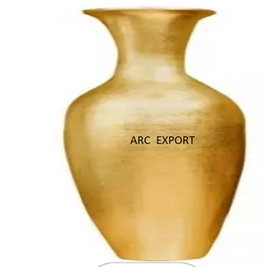 Vase à fleurs décoratif de table le plus vendu Vase en métal poli or Vase à fleurs et pot d'intérieur au design de luxe à prix raisonnable - Product Image 5