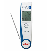 TLC 750 Double Bluetooth Thermocouple Type T Thermomètre Alimentaire Capteur Infrarouge Sonde à Faisceau Laser Précision 0.5C Batterie 8 Heures