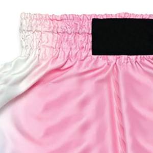 กางเกงมวยไทยขาสั้นสีทึบกันน้ำระบายอากาศได้ดีสำหรับผู้ชายใหม่ล่าสุดมีสไตล์100% - Product Image 2