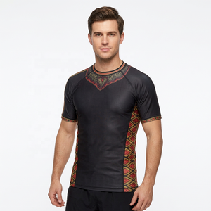 Rashguard de Jiu-Jitsu Premium pour Hommes – Maillot de Compression en Polyester et Spandex Respirant à Séchage Rapide pour l'Entraînement - Product Image 1
