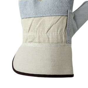 Gants de travail en cuir véritable pour hommes Gants de travail de sécurité Gants de travail de couleur unie - Product Image 3