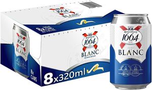 Bière Kronenbourg 1664 Blanc Lager de qualité supérieure, 50cl et 33cl, bières pression en vrac, prix de gros, en vente - Product Image 3