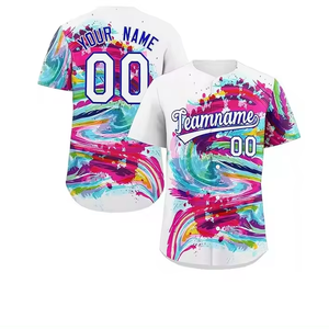 Ensemble de vêtements de sport OEM sur mesure, séchage rapide, respirant, antibactérien, maillot de baseball, tenue de softball tendance, doux et confortable - Product Image 1