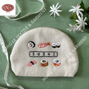 Cartera unisex multidecorativa bordada a mano Estilo Vintage con cierre de cremallera - Product Image 1