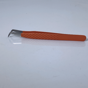 Pince à épiler pour faux cils en acier inoxydable de qualité fine droite et incurvée - Product Image 6