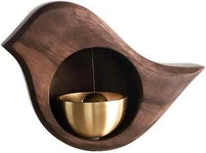 Sonnette à oiseaux en bois sans fil avec son traditionnel pour l'entrée de la maison, du café et du magasin - Product Image 5