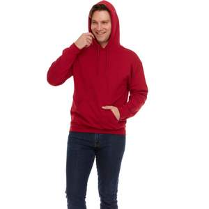 Pulls à capuche d'hiver pour hommes Logo personnalisé Couleur unie Respirant Polyester/Coton Tissu tricoté Design imprimé numérique 3D - Product Image 2