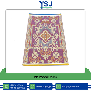 Top vente en gros approvisionnement Design moderne élégant 100% tapis tissés en polypropylène PP pour la plage et le pique-nique de Thaïlande - Product Image 4
