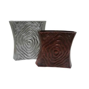 best quality Aluminum Flower <b>Vase</b> With Hammered Finishing Handmade Flower <b>Vase</b> Indian Manufacturer and exporter - Product Image 2