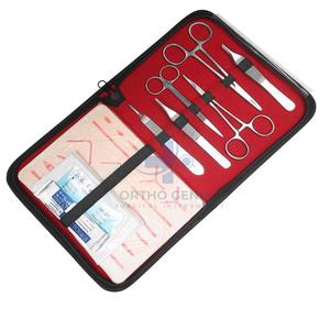 Instrumento quirúrgico para estudiantes, simulación de cuidado humano, almohadilla de sutura de piel/Kit de entrenamiento de sutura, Kit de práctica de sutura de Ortho Genix - Product Image 2