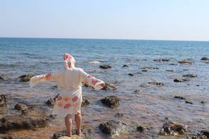 Albornoz de muselina turca suave con capucha, toalla de bambú de secado rápido con estampado colorido para mujeres, hombres, niños, playa, Spa, hogar, Hotel - Product Image 5