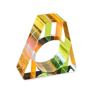 Servilletero de resina multicolor, accesorio de Decoración de mesa elegante para el hogar, comedor, boda y fiesta, elegante, vibrante y artístico - Product Image 1