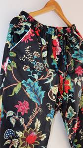 Ensemble pyjama en coton fait à la main pour femmes Costumes de nuit d'été et de printemps - Product Image 2